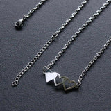 634D Matching Heart Distance Bracelets Friendship Gift for Sisters Besti