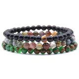 Hematite Natural Stone Beads Bracelet for Men