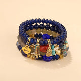 Bohemian Glass Bead Bracelet for Ladies
