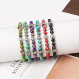 Green Sea Sediment Stone Bracelets Couples Jewelry Lucky Silver Craft Bangle