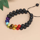 7 Chakra Beads Bracelet Natural Stone Reiki Healing Balance Bracelet