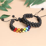 7 Chakra Beads Bracelet Natural Stone Reiki Healing Balance Bracelet