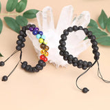 7 Chakra Beads Bracelet Natural Stone Reiki Healing Balance Bracelet