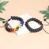 7 Chakra Beads Bracelet Natural Stone Reiki Healing Balance Bracelet