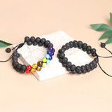 7 Chakra Beads Bracelet Natural Stone Reiki Healing Balance Bracelet