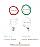 Colorful Rice Bead Cane Socks Bracelet Set for Women