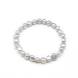 Natural Freshwater Pearl Beaded Bracelet Women's Jewelry Charm 1PC