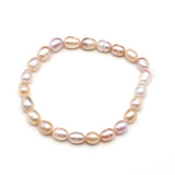 Natural Freshwater Pearl Beaded Bracelet Women's Jewelry Charm 1PC