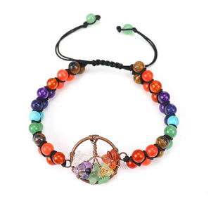 Tree of Life Beaded Bracelet Hand Winding