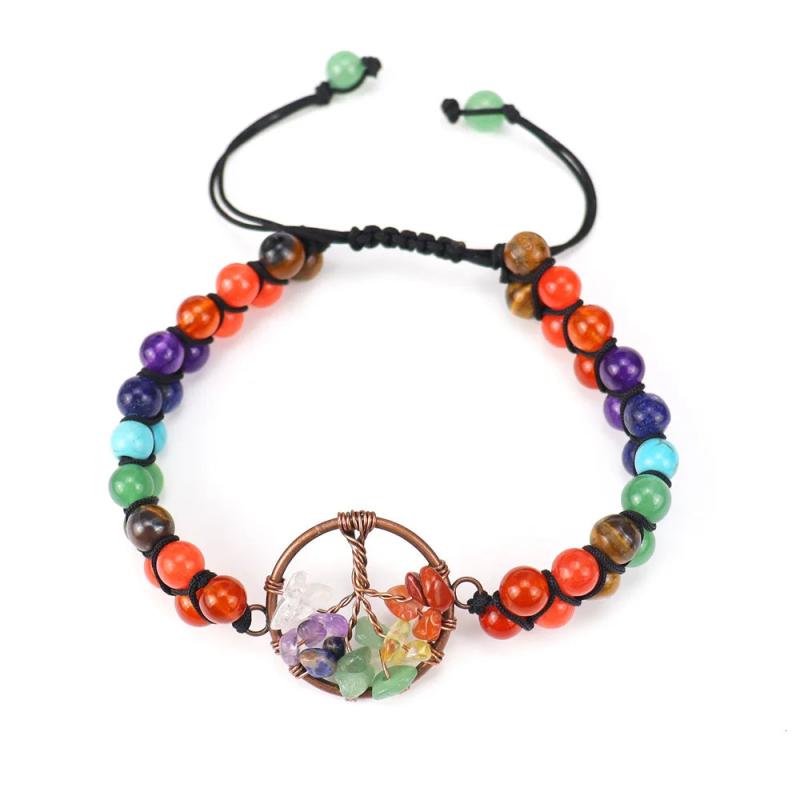 Tree of Life Beaded Bracelet Hand Winding