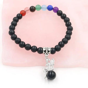 FYS Bracelet Agate 8mm Round Beads Chakra Green Aventurine Jewelry