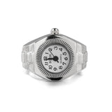 Vintage Rings Punk Elastic Adjustable Timetable Quartz Ladies Fade Resistant