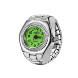 Vintage Rings Punk Elastic Adjustable Timetable Quartz Ladies Fade Resistant