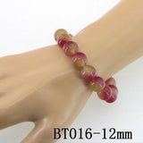 Tourmaline Natural Stone Beads Bracelet 6-12mm Round Gems
