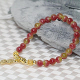 6mm Natural Jades Mix-Color Stone Chalcedony Round Beads 7.5inch