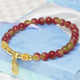 6mm Natural Jades Mix-Color Stone Chalcedony Round Beads 7.5inch