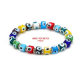 Colorful Evil Eye Bead Bracelet for Women Girls BD472