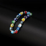 Colorful Evil Eye Bead Bracelet for Women Girls BD472