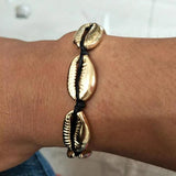 Alloy Sea Shell Charm Pendant Bracelet Jewelry for Women