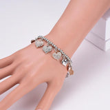 Boho Beaded Strand Bracelet for Women Wrap Friendship Gift Jewelry