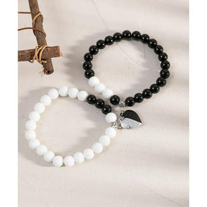 Bohemian Bead Bracelet Set for Couples