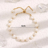 Women Pearl Bracelet Chain Pull Bracelet Surprise Gift