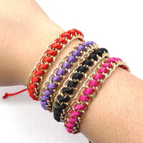 Adjustable Braided Chain Cords Bracelets Shipping!!