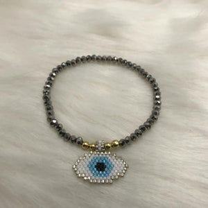 Bohemia Beaded Bracelet Devil's Eye Rice Ball