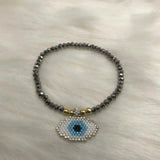 Bohemia Beaded Bracelet Devil's Eye Rice Ball