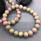 Natural Rhodonite Beads Bracelet GemStone Charms for Girls 6-12mm