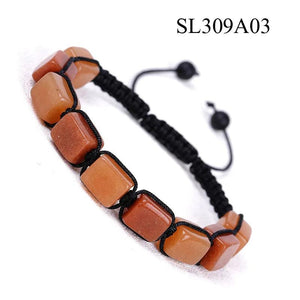 7 Chakras Crystal Beads Woven Bracelet