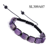 7 Chakras Crystal Beads Woven Bracelet