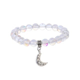 Moonstone Bracelet Natural Stone Bohemian Jewelry Charm Bracelets