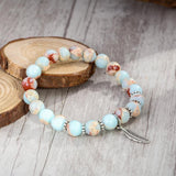 Moonstone Bracelet Natural Stone Bohemian Jewelry Charm Bracelets