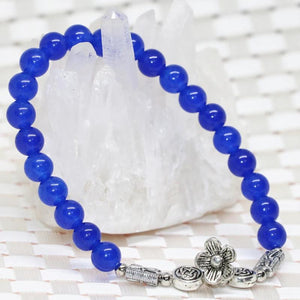 Vintage Stone Bead Bracelet for Women, 7.5 inch