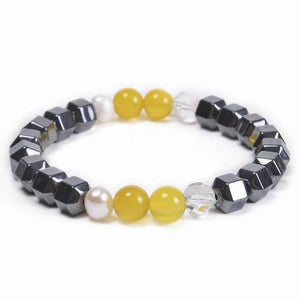 Hematite Beads Bracelet Magnetic Therapy Health Care