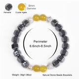 Hematite Beads Bracelet Magnetic Therapy Health Care