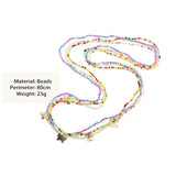 Bohemian Bead Bracelet Cuff Bangle Multilayer Charm Statement Jewelry