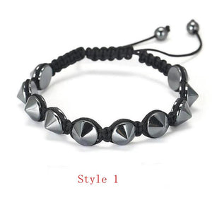 Hematite Stone Beads Bracelet Jewelry