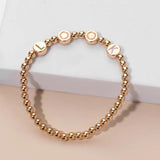 Bohemian Letter Beads Bracelets for Women Initial Charms Jewelry