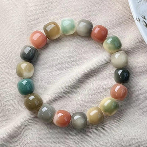Vintage Style Colorful Beads Bracelet DIY Jewelry Making