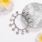 Boho Beads Bracelet for Couples Women Crystal Stars Bracelets & Bangles