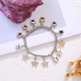 Boho Beads Bracelet for Couples Women Crystal Stars Bracelets & Bangles