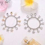 Boho Beads Bracelet for Couples Women Crystal Stars Bracelets & Bangles