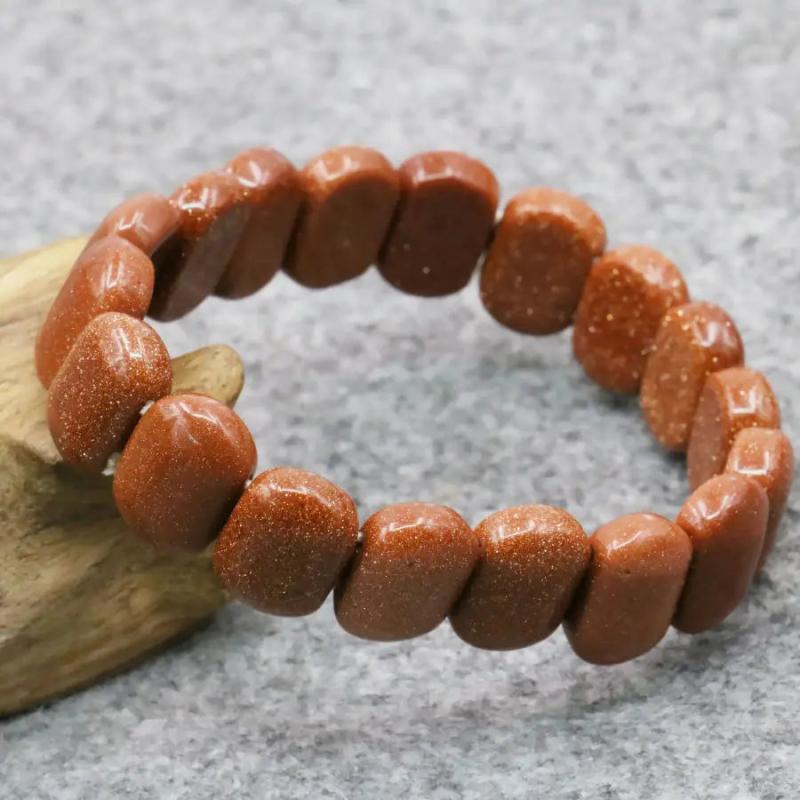 Glass Lucky Stone Bracelet Hand Chain 7inch Women Girls Jewelry Christmas