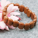 Glass Lucky Stone Bracelet Hand Chain 7inch Women Girls Jewelry Christmas