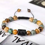 Tiger Eye Zodiac Sign Constellation Bracelet - Natural Stone Charm Jewelry