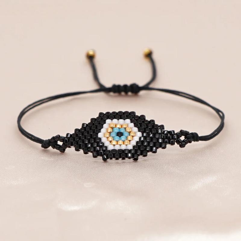 Personalized Devil's Eye Beaded Bracelet