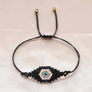 Personalized Devil's Eye Beaded Bracelet