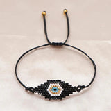 Personalized Devil's Eye Beaded Bracelet